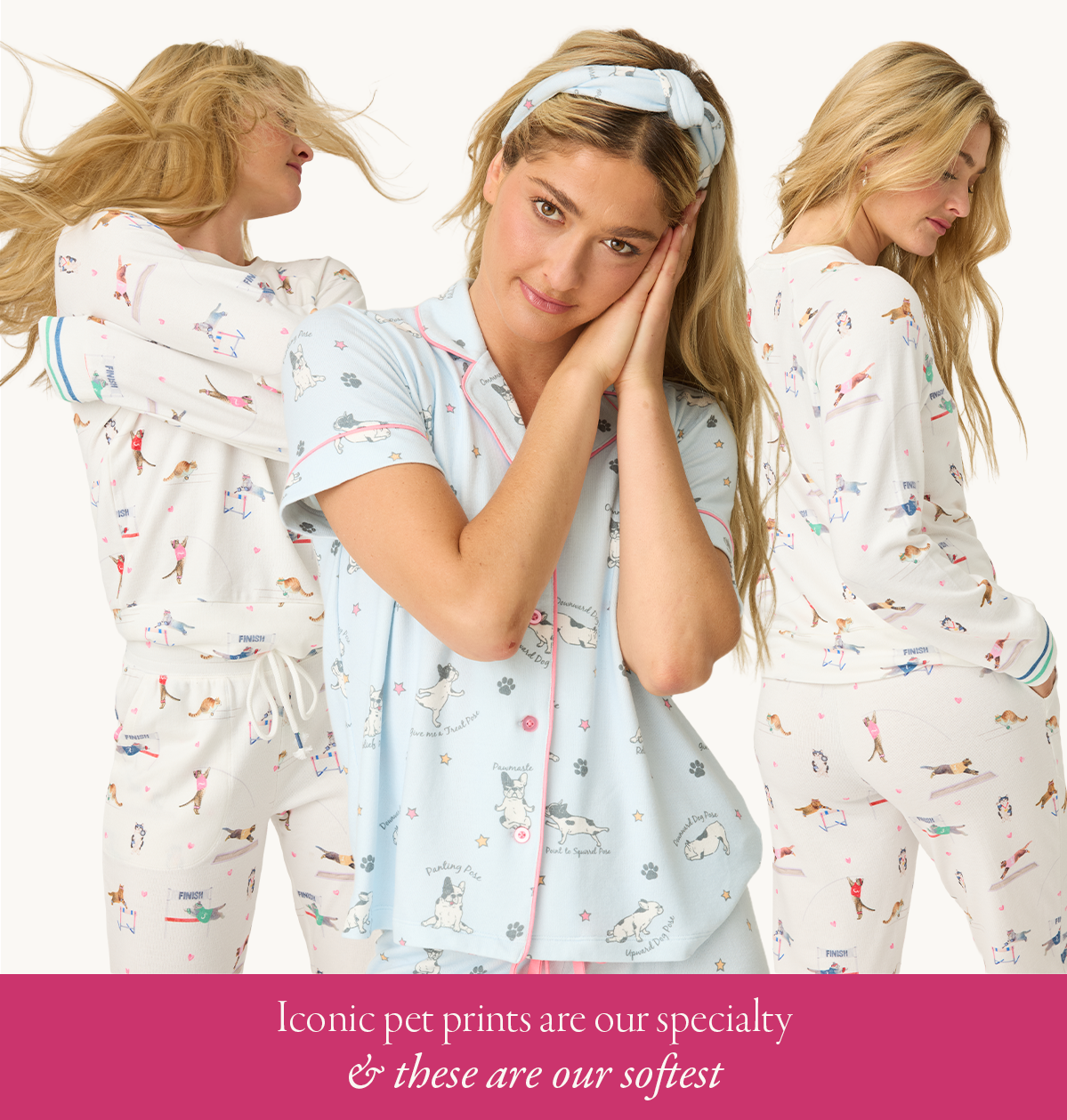 Iconic pet prints are our specialty & these are the softest.