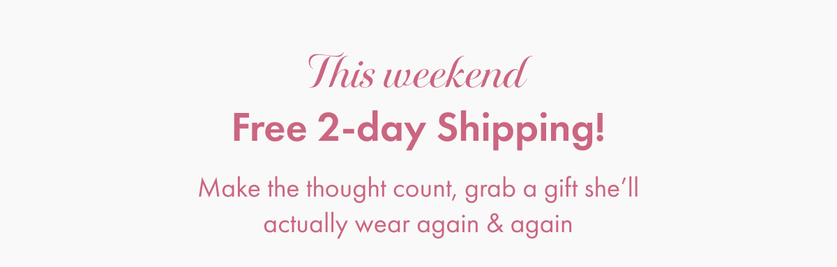 FREE 2-DAY SHIPPING ENDS TONIGHT!