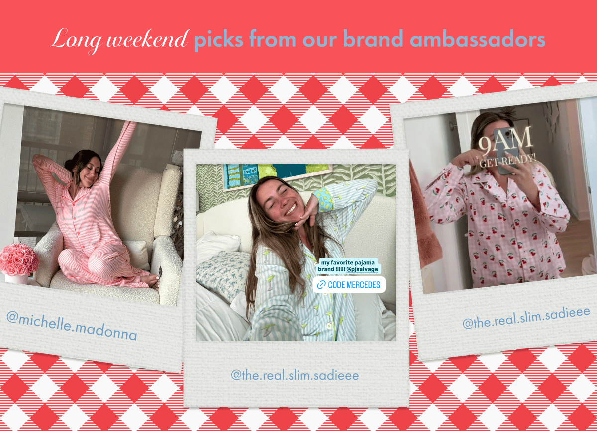 Long weekend picks from our ambassadors 