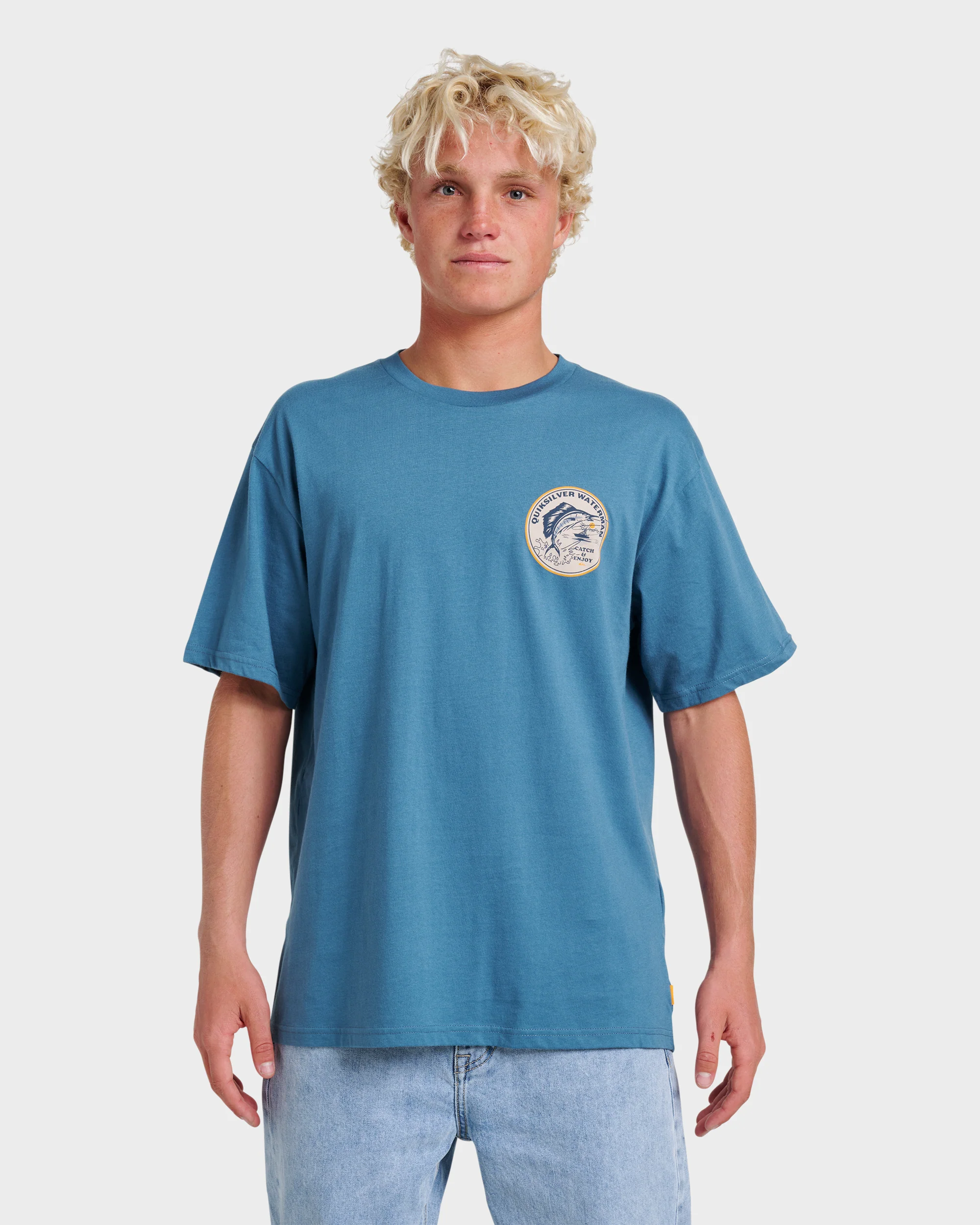 Image of Waterman Catch & Release Classic T-shirt - Real Teal