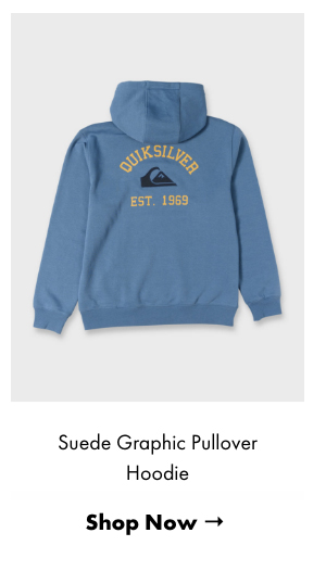Suede Graphic Pullover Hoodie