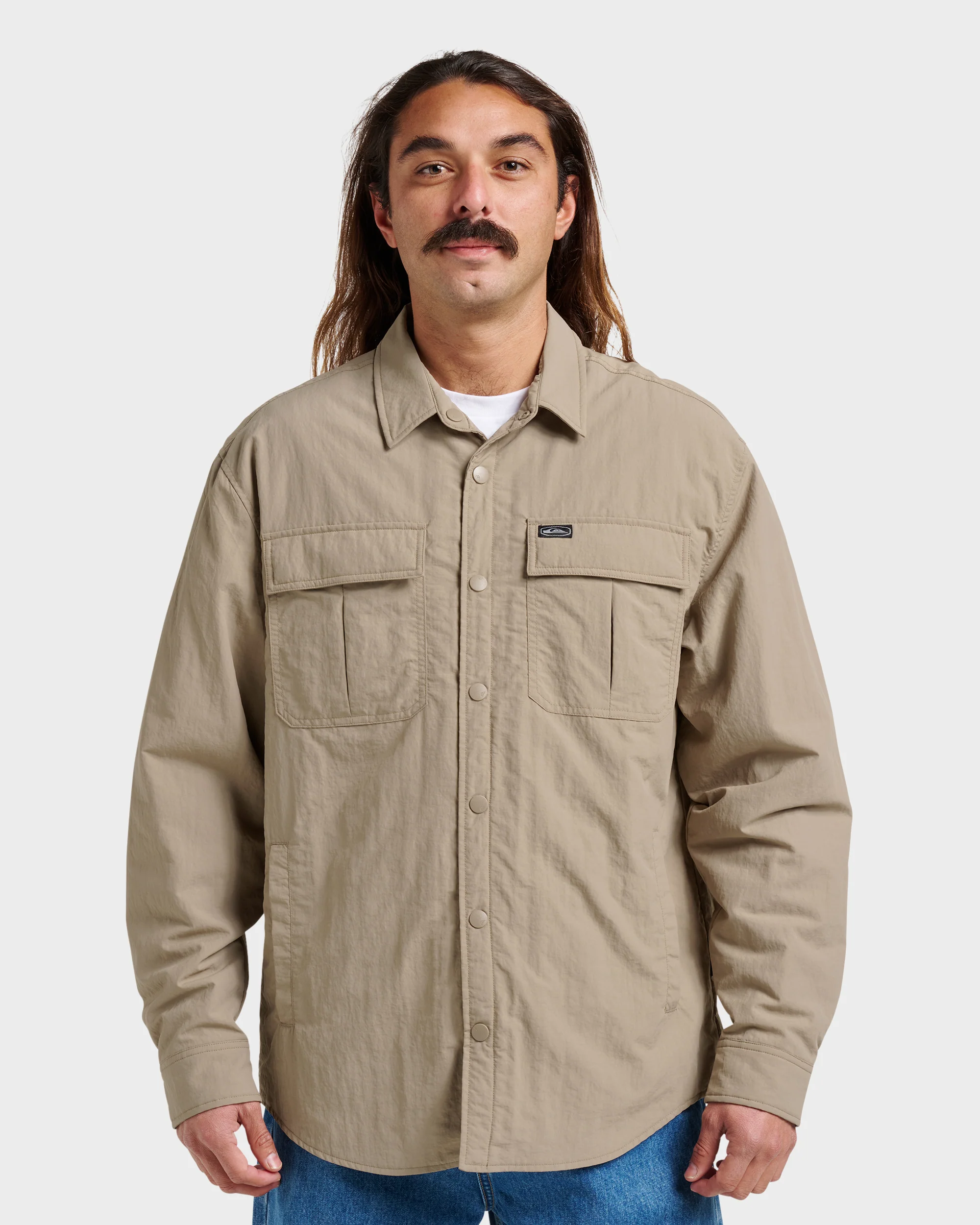 Image of Cold Snap Shacket Jacket - Fallen Rock