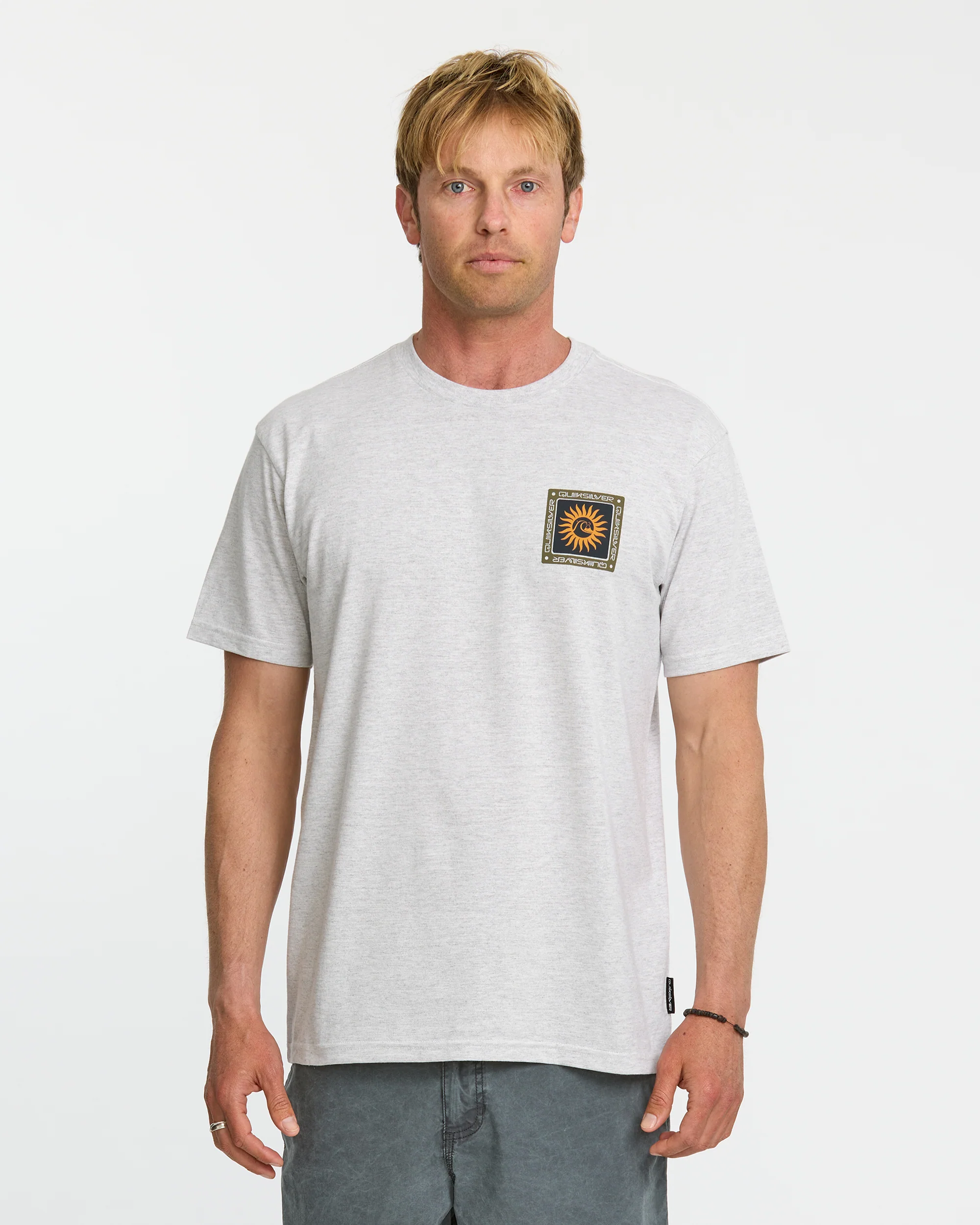 Image of Sun Roots Organic Heather T-Shirt - Charcoal Heather