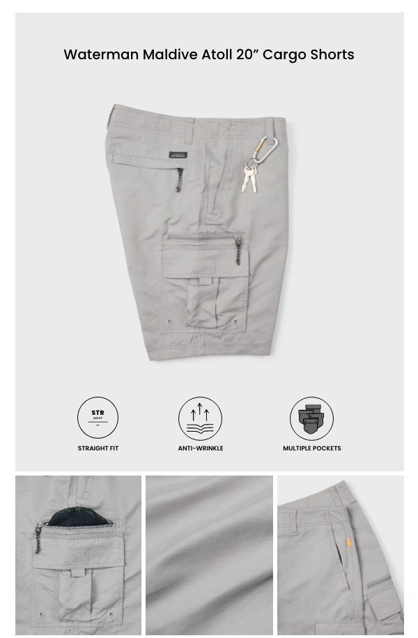 Waterman Maldive Atoll 20" Cargo Shorts
