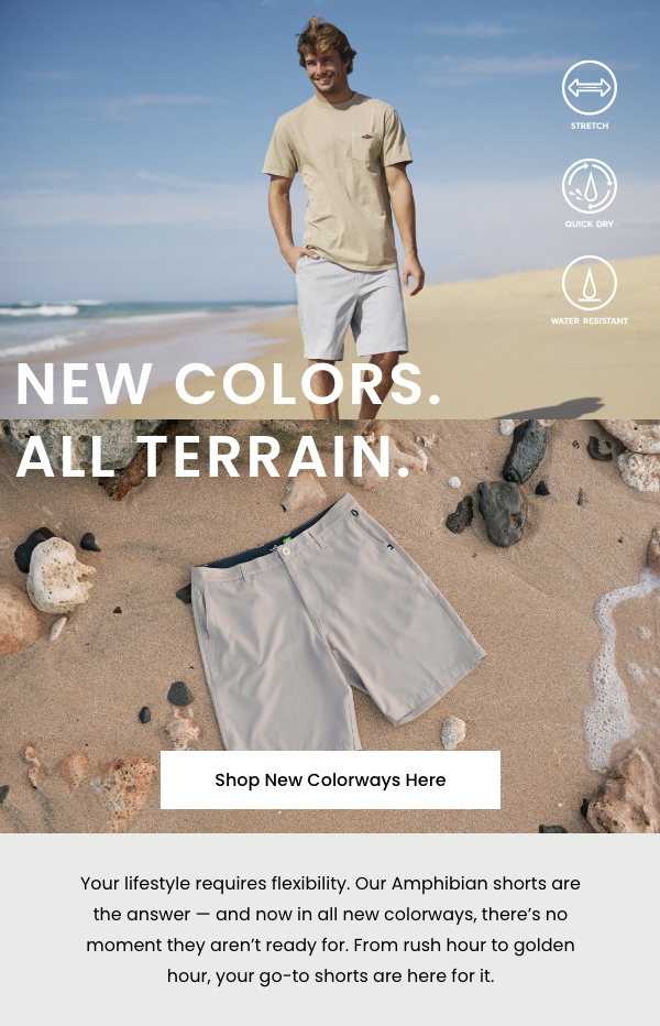New Colors. All Terrain.