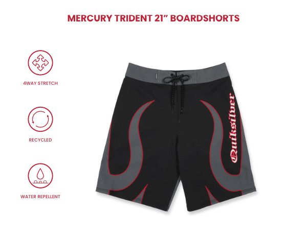 Mercury Trident 21" Boardshorts