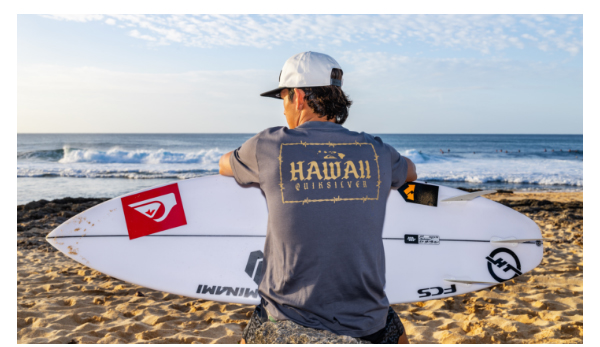 Hawaii Lock Short Sleeve Knit T-Shirt