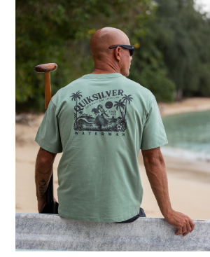 Waterman Lei'd Back Short Sleeve Cotton T-Shirt