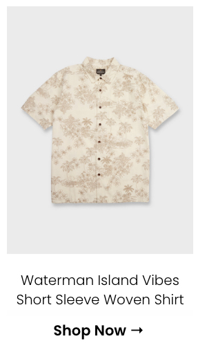 Waterman Island Vibes Short Sleeve Woven Shirt