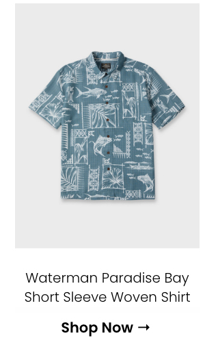 Waterman Paradise Bay Short Sleeve Woven Shirt