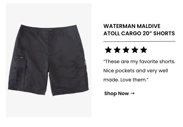 Waterman Maldive Atoll Cargo 20" Shorts