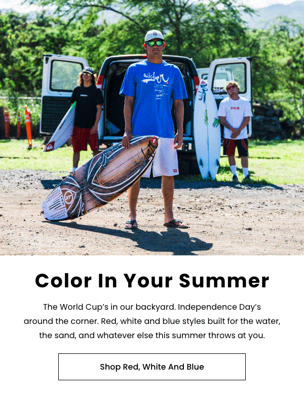 Color In Your Summer - Shop Red, White And Blue