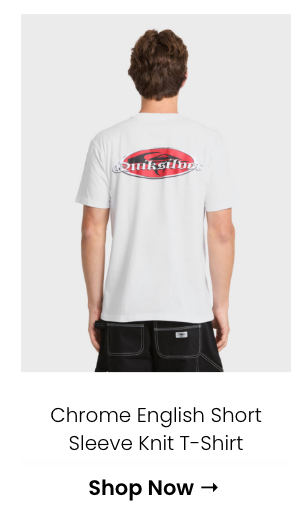 Chrome English Short Sleeve Knit T-Shirt