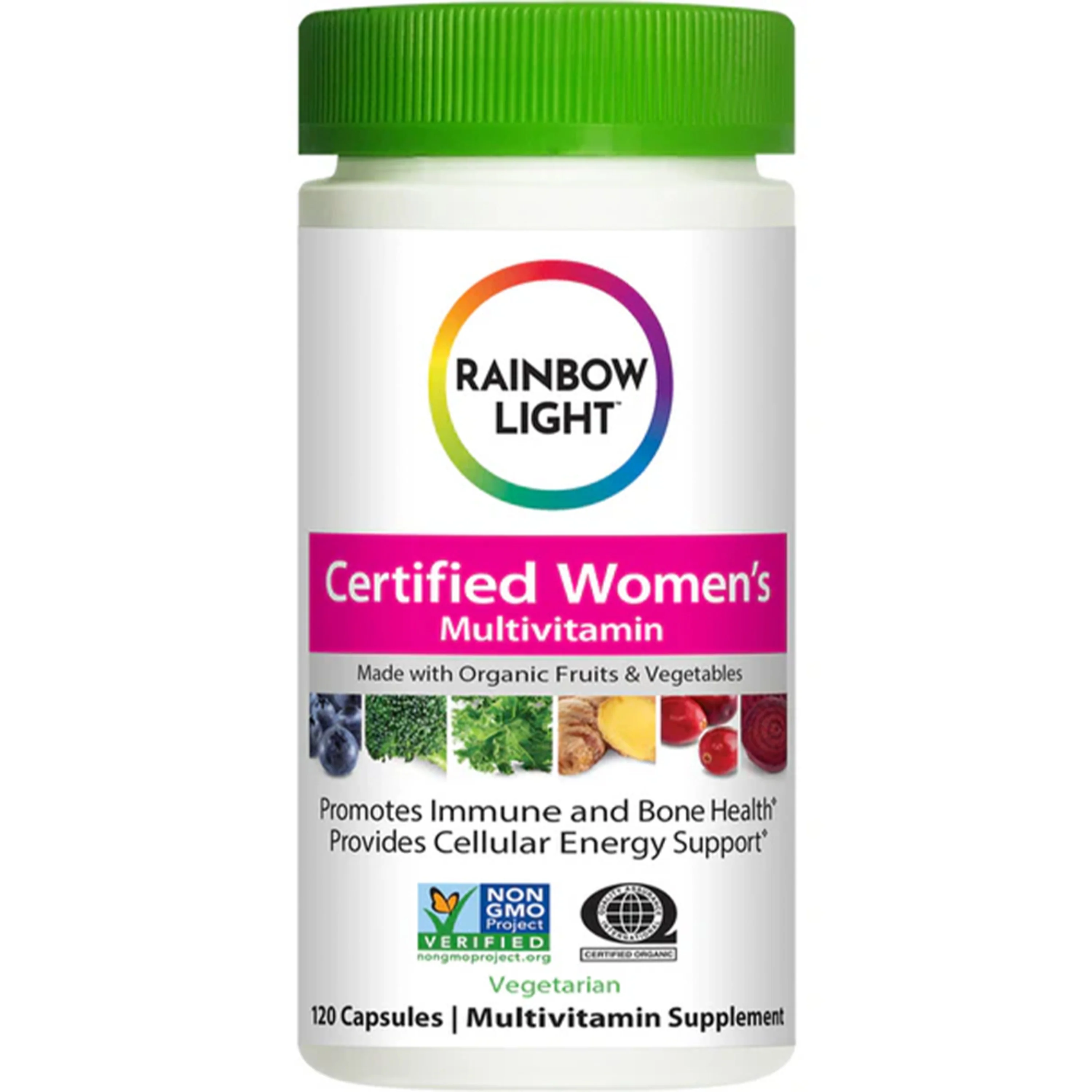 Image of Certified Women's + Real Food Nutrients Multi, 120 Vegetarian Capsules