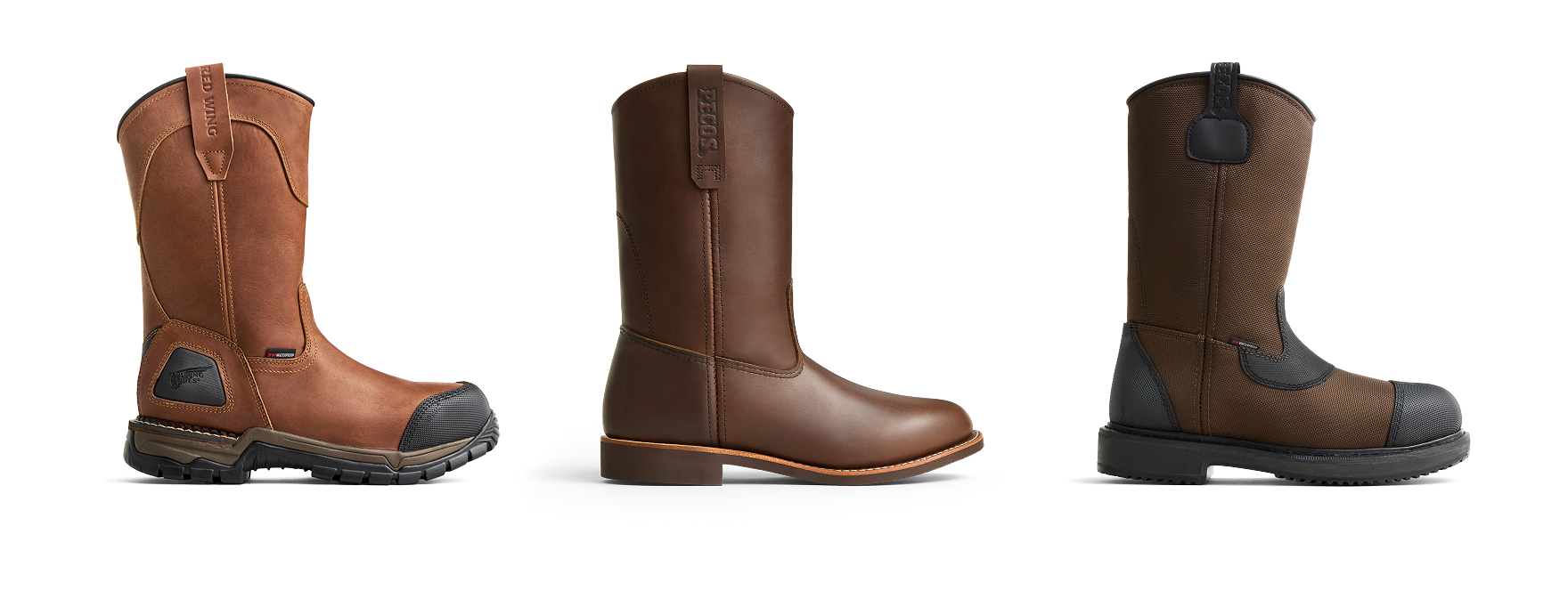 Pull-On Work Boots