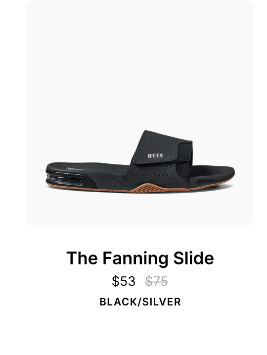 Fanning Slide Black/Silver