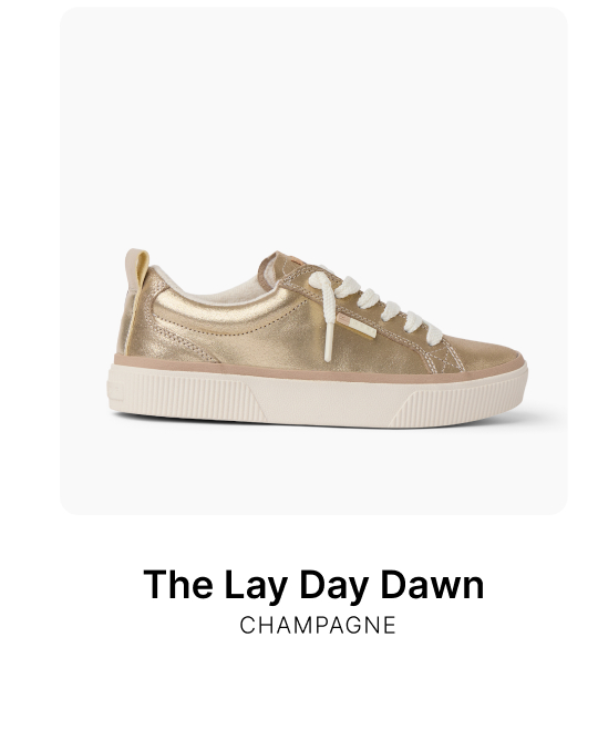 Lay Day Dawn Champagne Suede