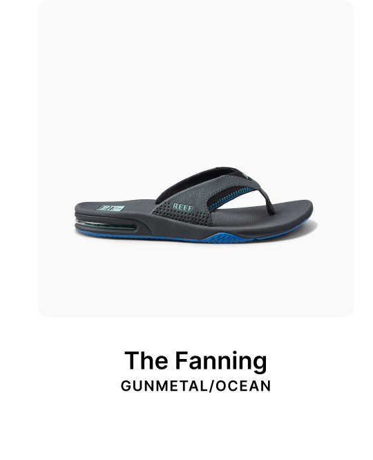 Fanning Gunmetal/Ocean