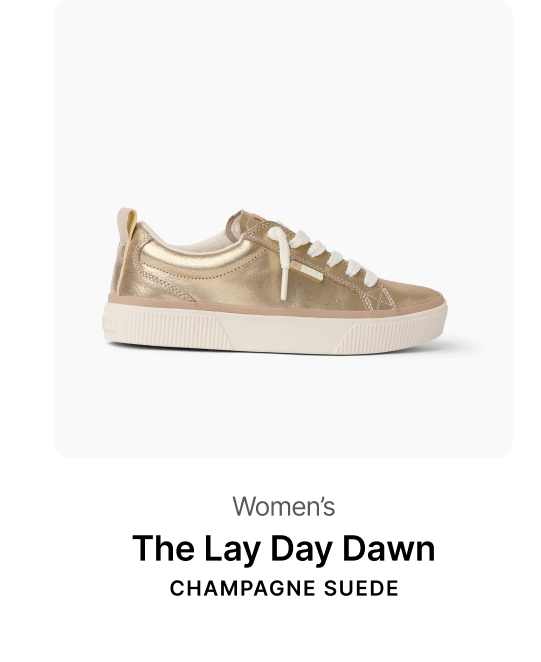 Lay Day Dawn Champagne Suede