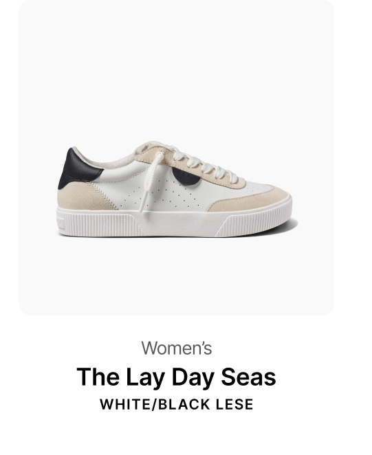 Lay Day Seas White/Black Lese