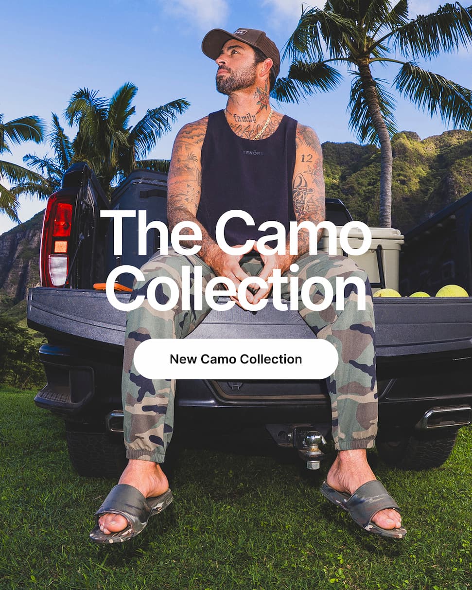 The Camo Collection: dialed in, insanely cushioned, and waiting to be worn every day. Snag your size before it's gone! 