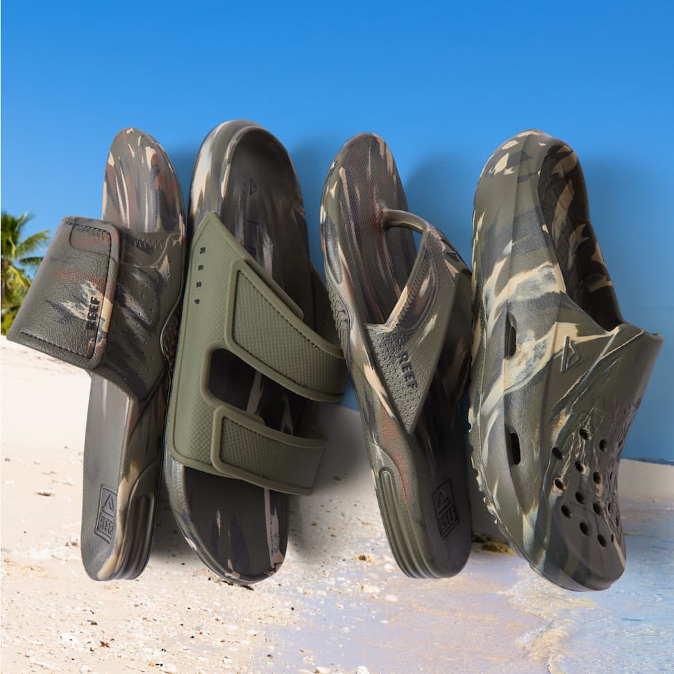 The Camo Collection: dialed in, insanely cushioned, and waiting to be worn every day. Snag your size before it's gone! 