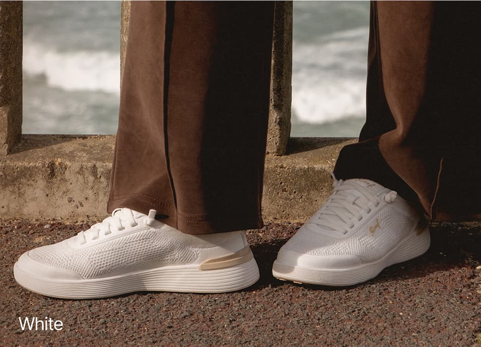 The comfort you know and love, now made for spring adventures. The Shoreline Palisades sneaker in White at REEF.