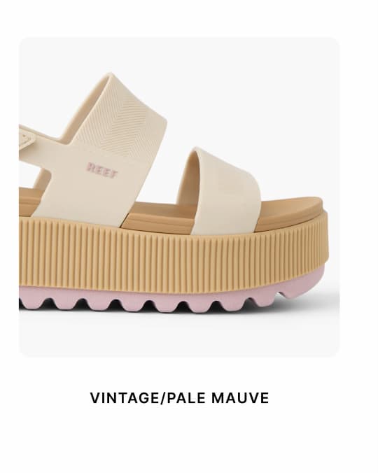 Elevate your early spring looks with Water Vista Higher in Vintage/Pale Mauve at REEF.  Sizes are selling fast!