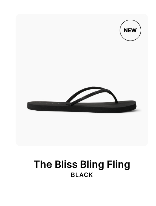 Your new day-to-night sandal has arrived. Explore new Embellishment styles at REEF.  Try the Bliss Bling Fling in Black. 