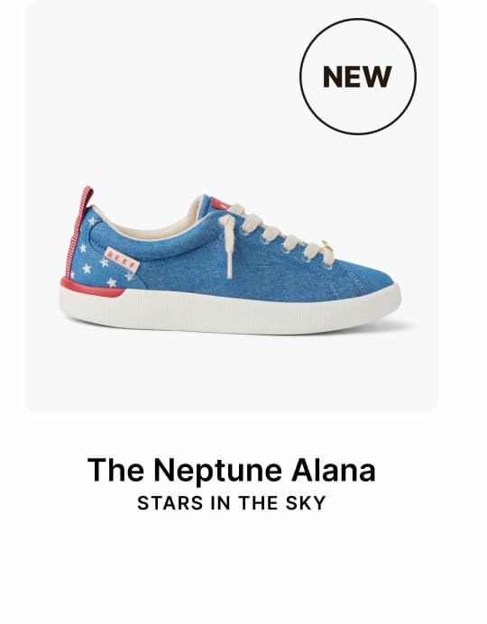Red, white, and blue for the whole crew. Shop the Americana collection and get everyone ready for summer holiday fun. Get the Neptune Alana in Stars In The Sky