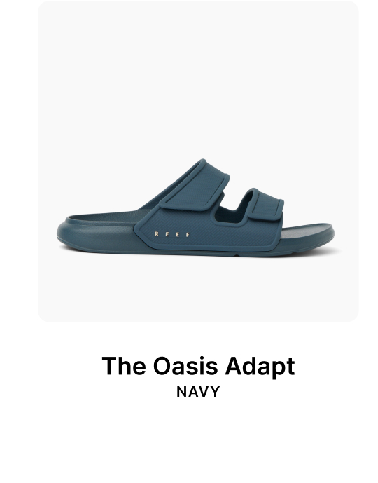 Red, white, and blue for the whole crew. Shop the Americana collection and get everyone ready for summer holiday fun. Get the Oasis Adapt in Navy