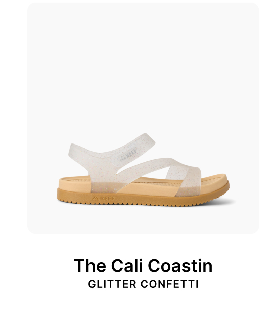 Red, white, and blue for the whole crew. Shop the Americana collection and get everyone ready for summer holiday fun. Get the Cali Coastin in Glitter Confetti