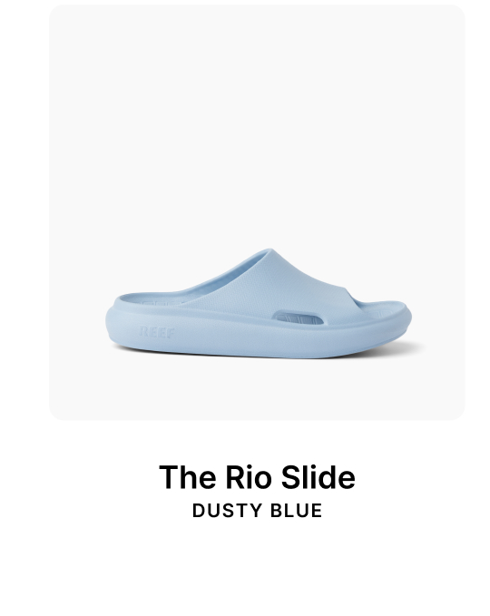 Red, white, and blue for the whole crew. Shop the Americana collection and get everyone ready for summer holiday fun. Get the Rio Slide in Dusty Blue