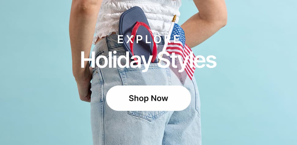 Red, white, and blue for the whole crew. Shop the Americana collection and get everyone ready for summer holiday fun.