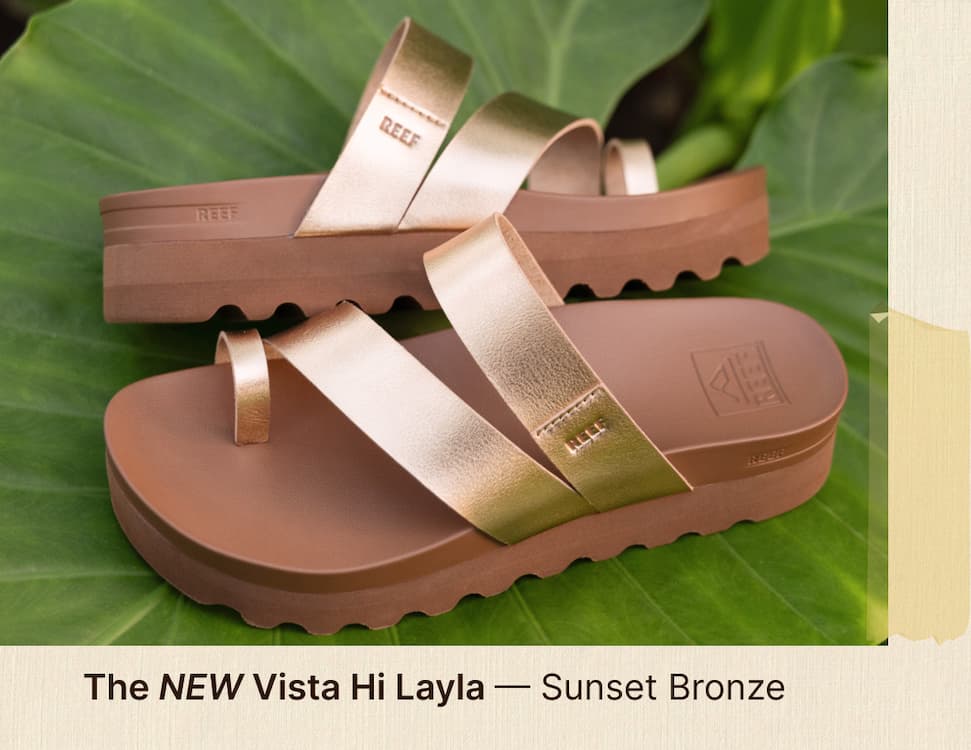 Fun, strappy design meet everyday comfort. These silhouettes are ready for wherever spring & summer go. Try the Vista Hi Layla in Sunset Bronze