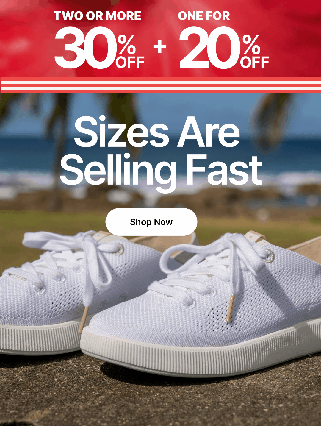 Don't sleep on these savings! The most popular styles are almost out and won't be back -- shop now. Discount applied in cart. 
