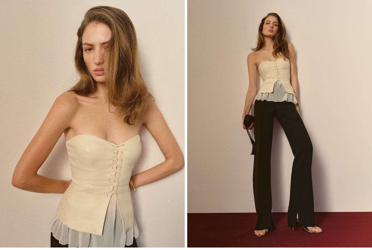 Colette Linen Top