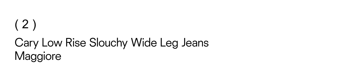 Cary High Rise Slouchy Wide Leg Jeans