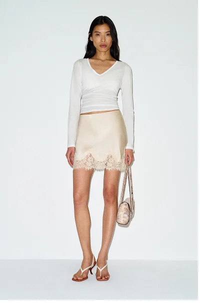 Carolina Silk Mini Skirt