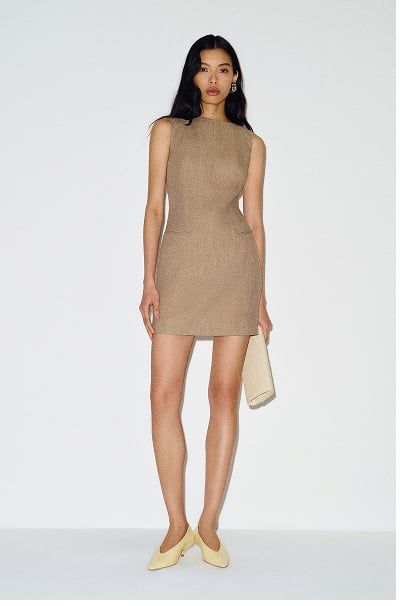 Citron Linen Dress