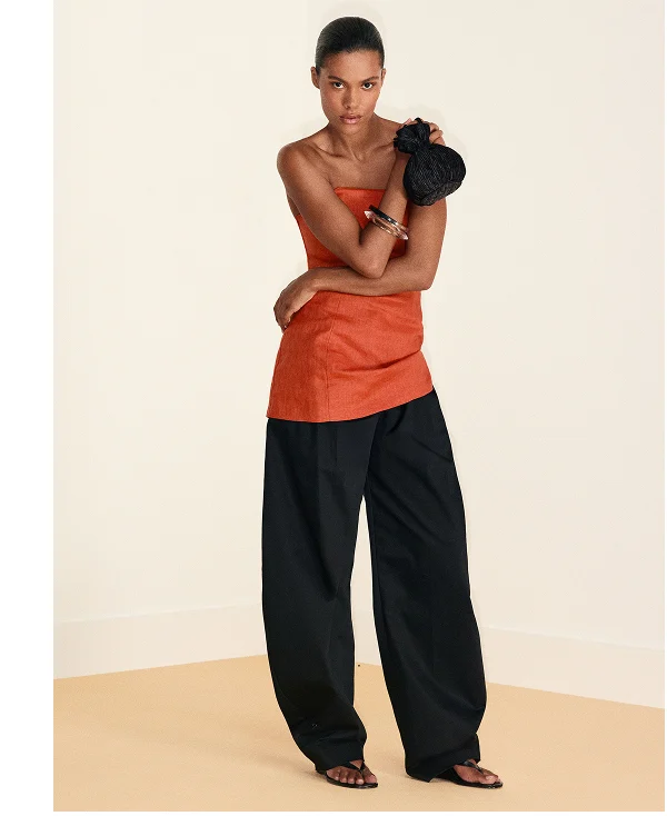Aurina Linen Top