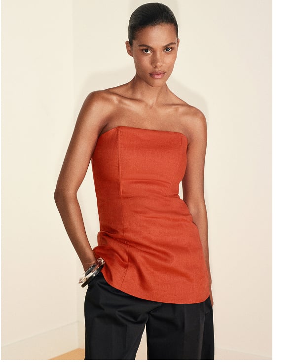 Aurina Linen Top