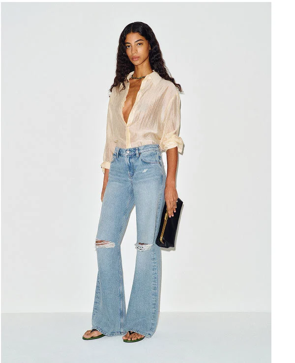Cary Low Rise Slouchy Wide Leg Jeans