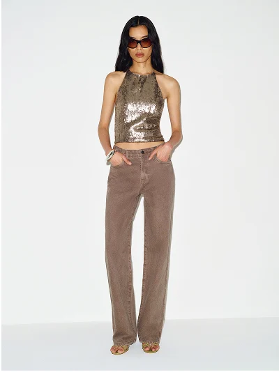 Val 90s Mid Rise Straight Jeans