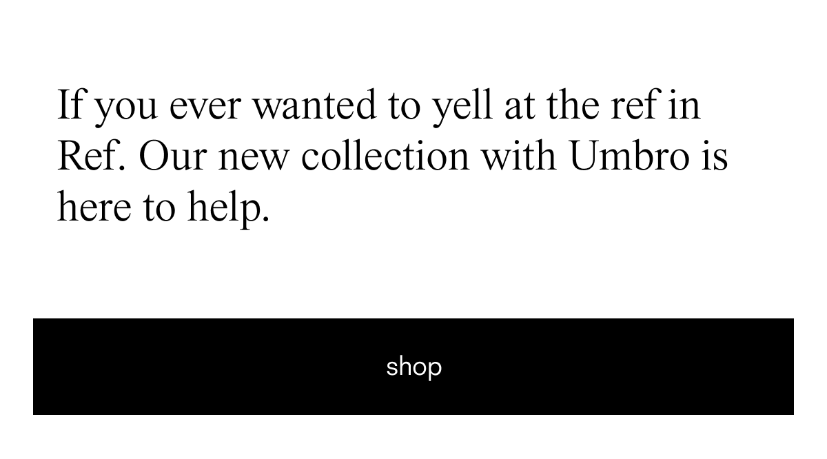 Our new collection with Umbro