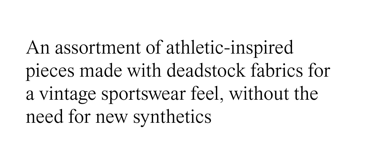 athletic-inspired pieces
