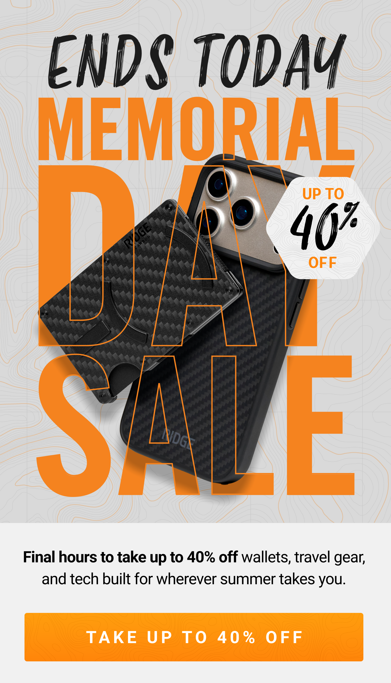 Ends Today: Memorial Day Sale Up to 40% OFF
