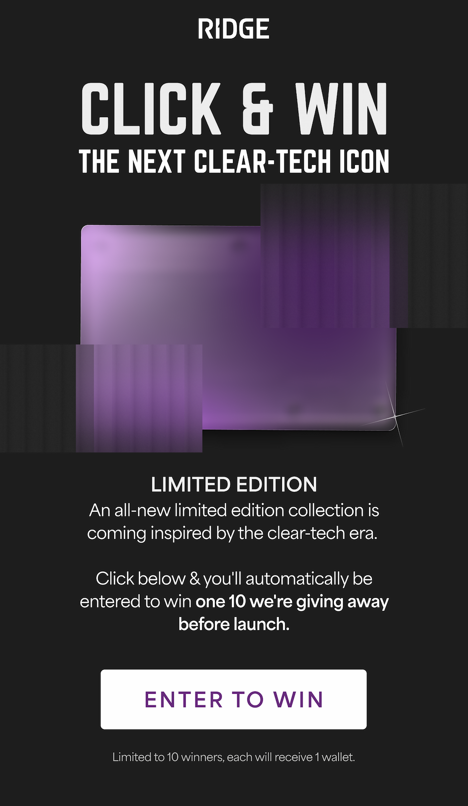Click & Win the Next Clear-Tech Icon