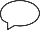 Message bubble icon.