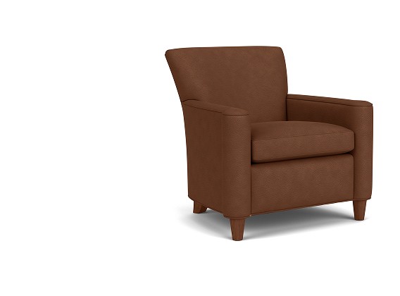 Savoy chair in Sarto cognac leather.